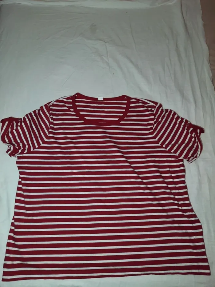 T-shirt à rayures vintage
