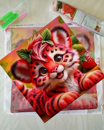 Diamond painting tigre #N064
