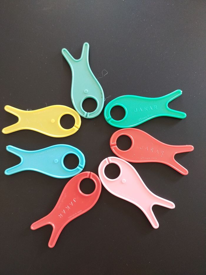 7  petites bobinettes pour tricot