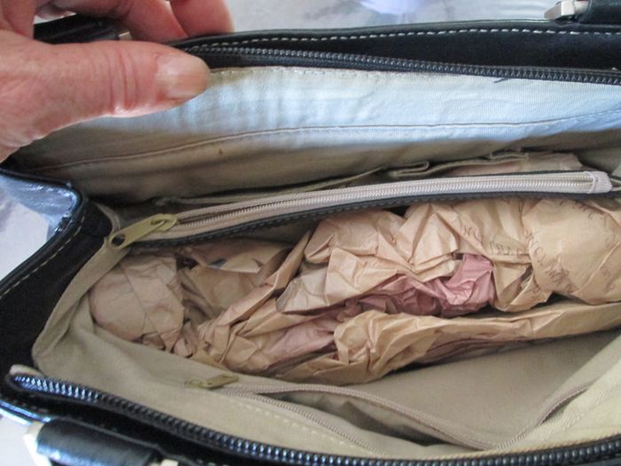 SAC CUIR SOUPLE TERRE DE SIENNE - photo numéro 4