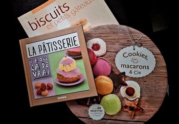 Lot de 3 livres de pâtisserie
