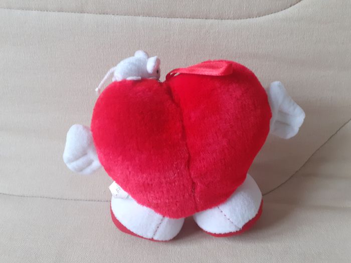 Coeur en peluche - photo numéro 2