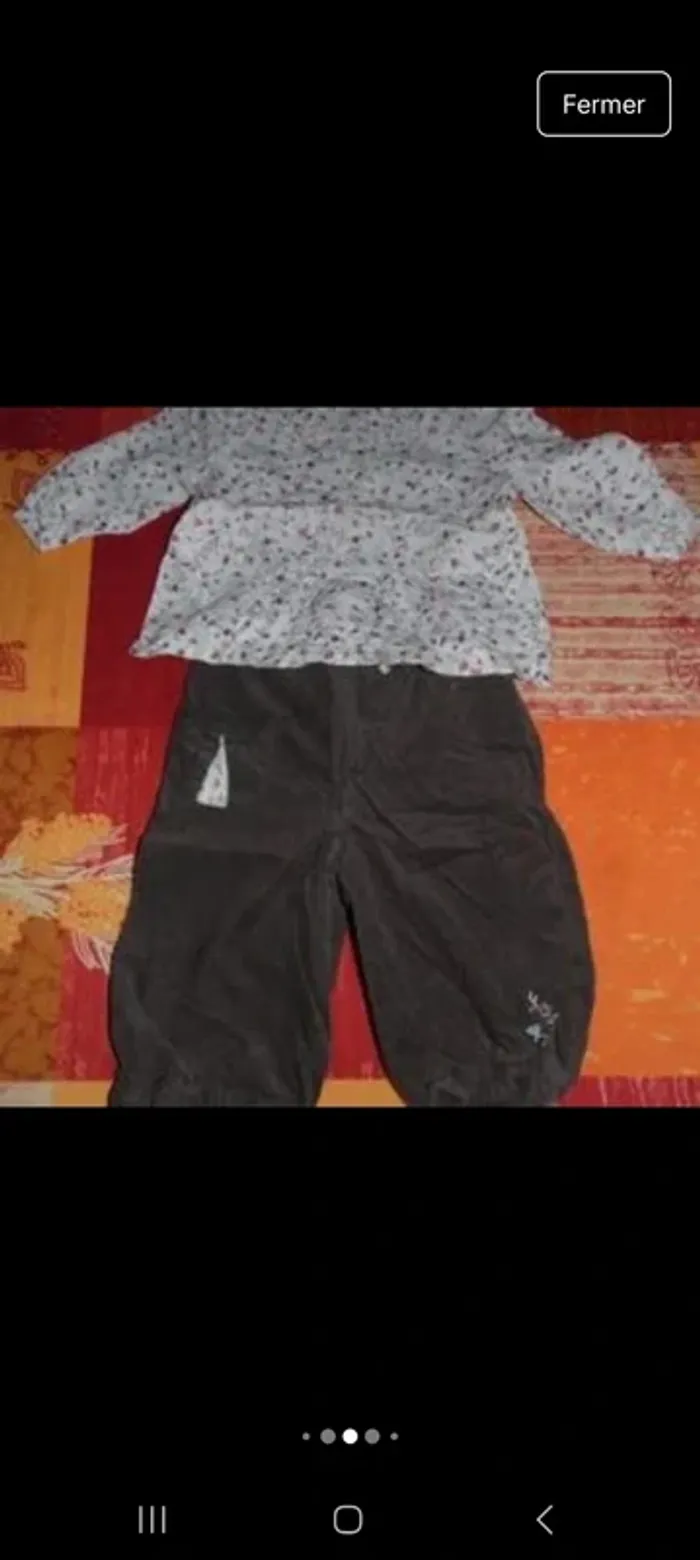 Lot de vêtements fille 6 mois - photo numéro 3