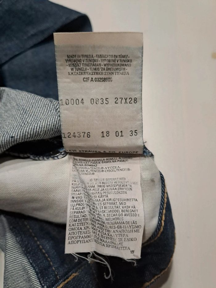 Jeans Levi's 835 vintage 27x28 - photo numéro 4