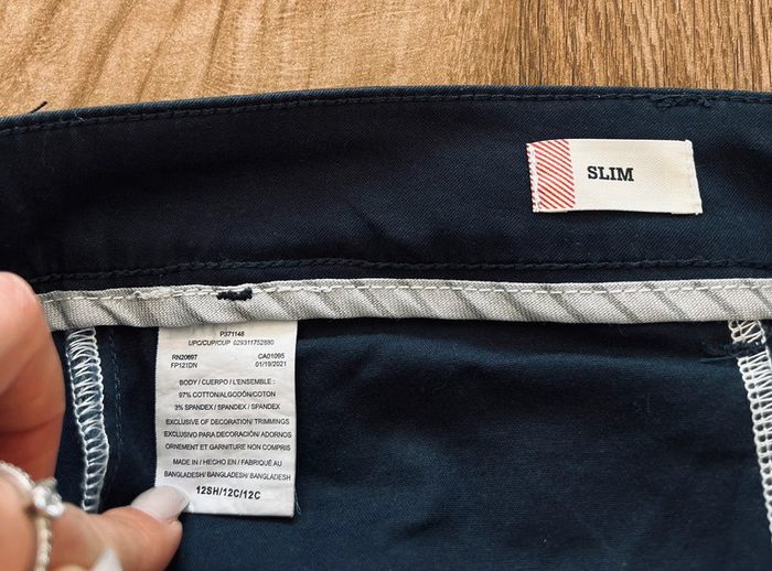 Pantalon bleu évasé, flare marine Dickies pour femme, taille W 34 (44 taille française) - photo numéro 6