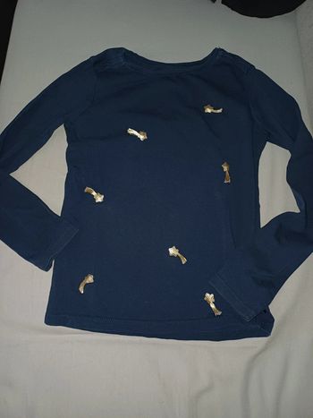 Magnifique t shirt manches longues 8 ans fille
