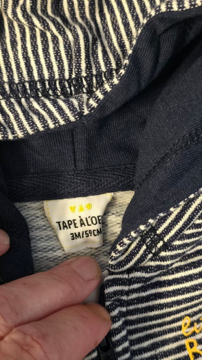 🥰😍 superbe lot sweats molleton 3 MOIS garçon😍🥰 💙💙💙 - photo numéro 6