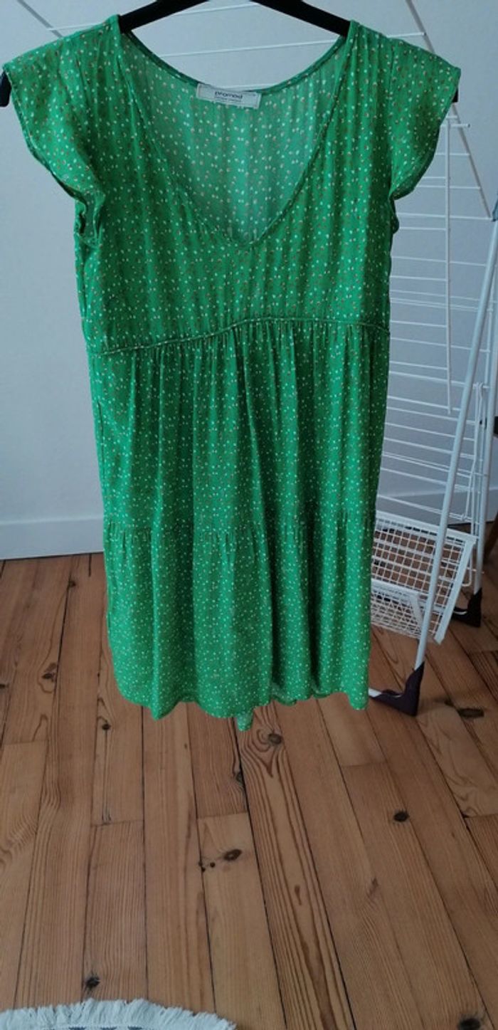 Robe verte Promod
