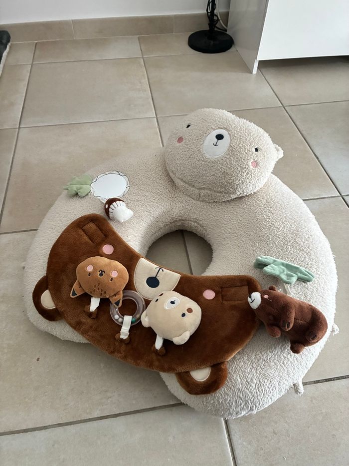 Coussin d'activité Vertbaudet green forest