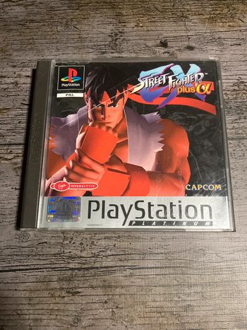 Street Fighter Ex+ Alpha Jeu PS1 complet Platinum Sony