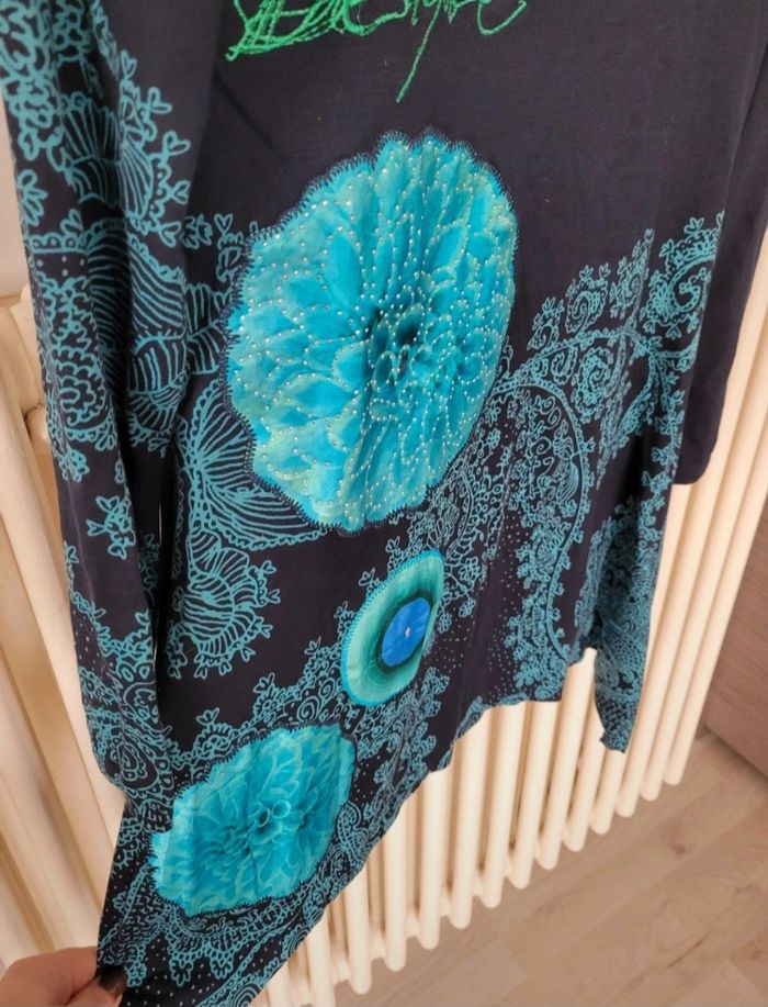 Tunique bleue Desigual - photo numéro 4