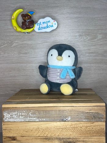 MD109 doudou pingouin 🐧 mots d’enfants