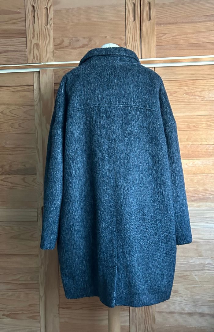 Manteau oversize gris Tex Taille 48 neuf jamais porté - photo numéro 4