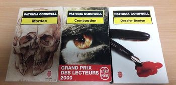 3 livres de Patricia Cornwell en bon état