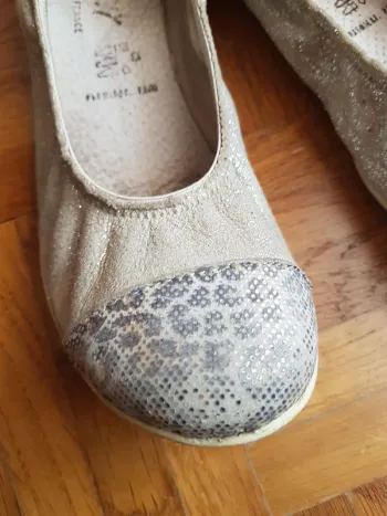 ballerines beiges satinées bellamy 32