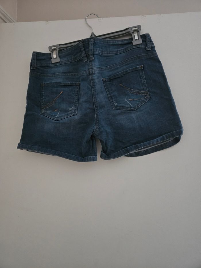 Short en jean femme taille L - photo numéro 5