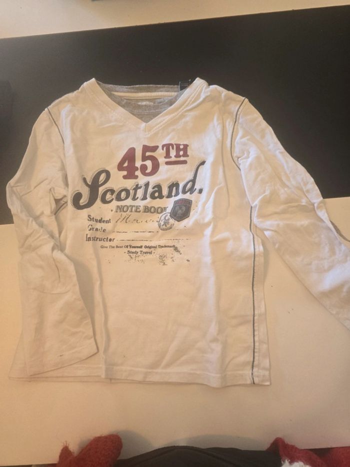 Tee shirt manche longue okaidi