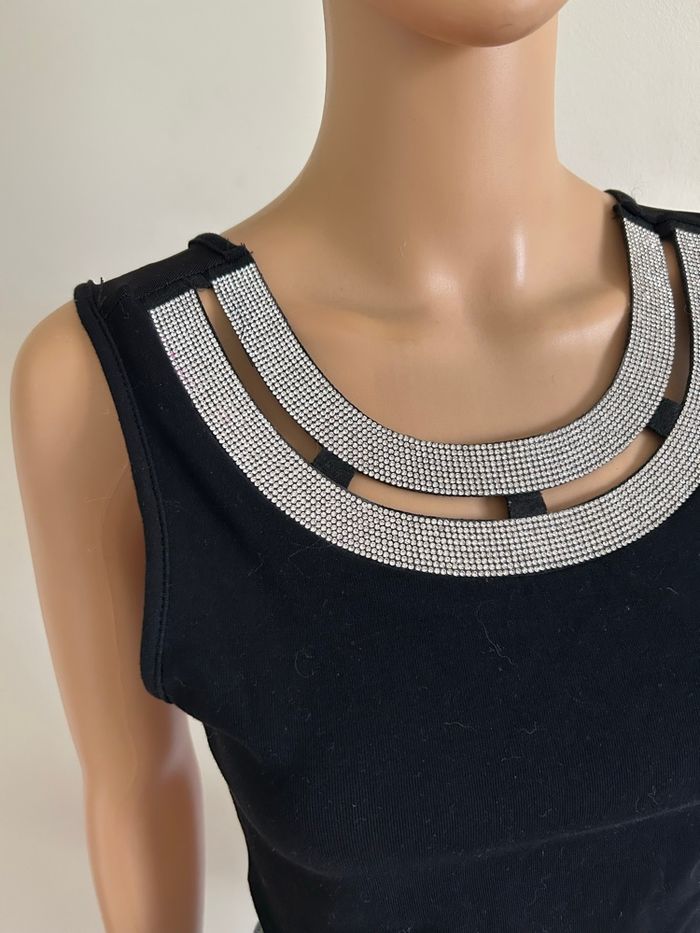 Body noir et argenté Only Fashion taille S/M jamais porté - photo numéro 4