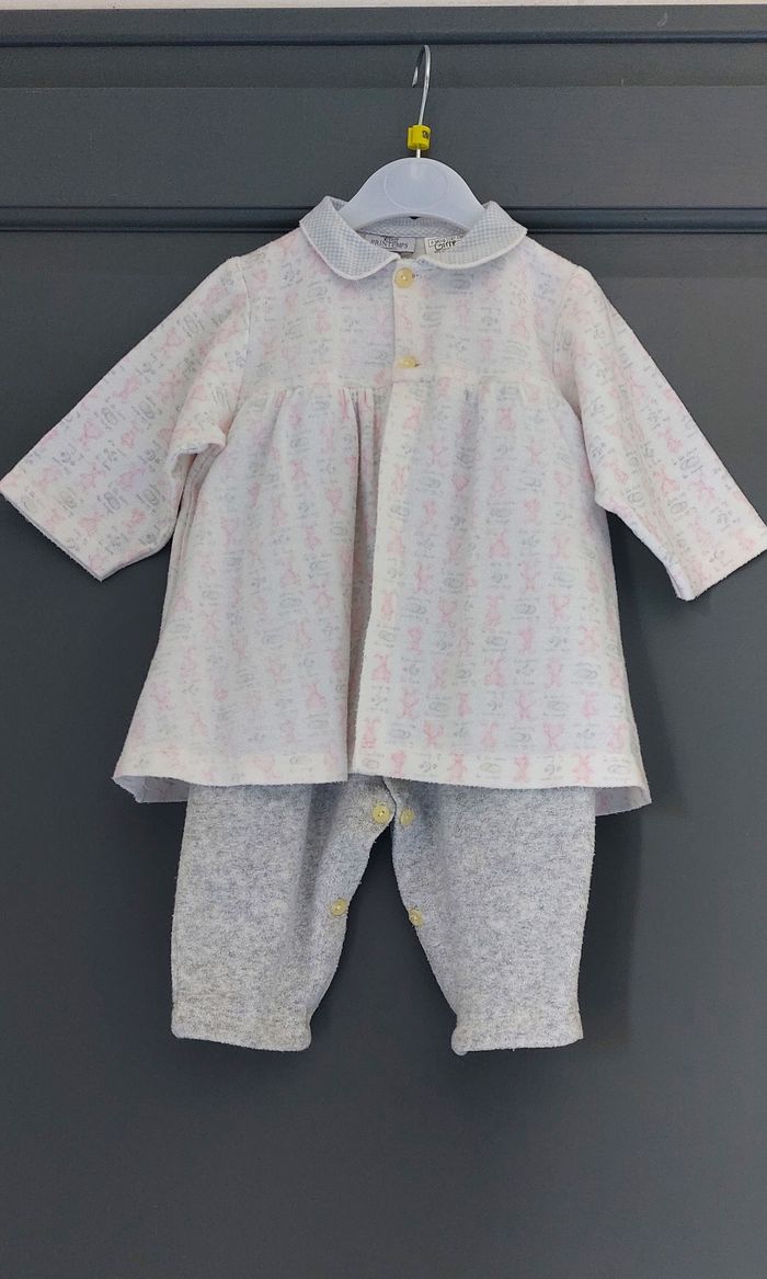 Ensemble fille "PRINTEMPS" - 6 mois - photo numéro 2