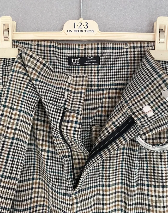 Pantalon à carreaux Zara S/M - photo numéro 5