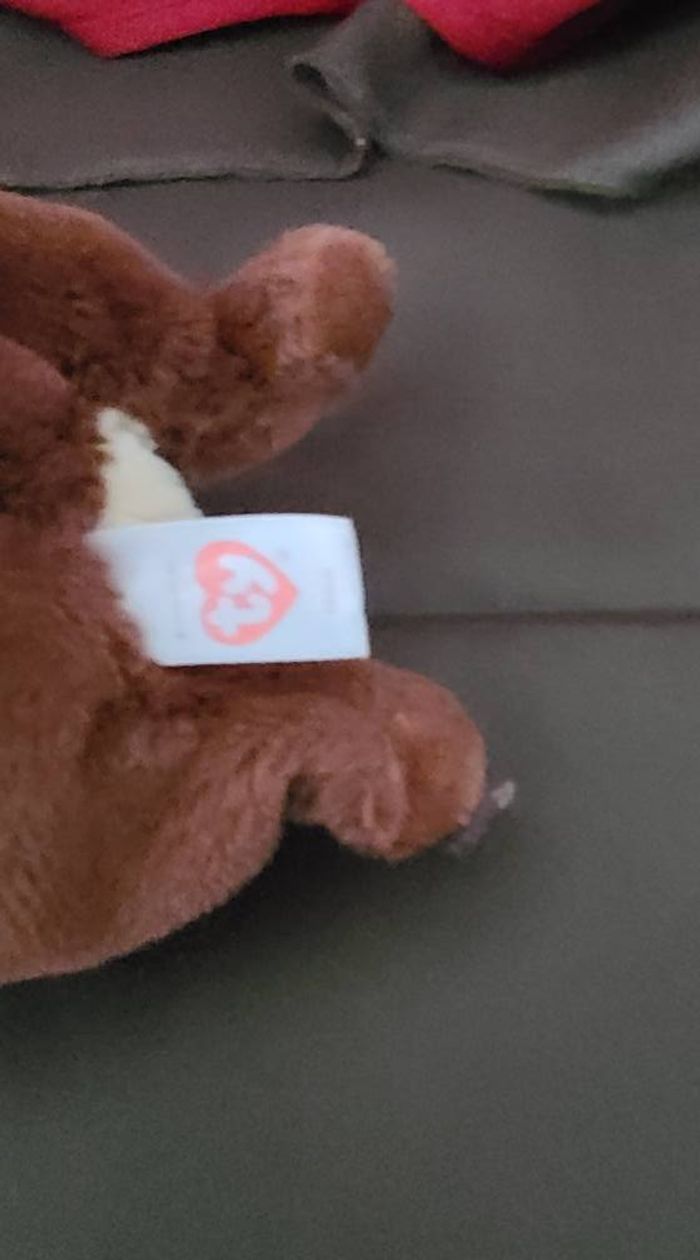 TY - PELUCHE BEANIE BELLIES MITCH LA LOUTRE - photo numéro 2