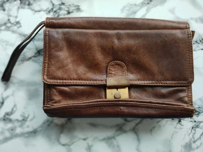 Sacoche vintage en cuir - photo numéro 12