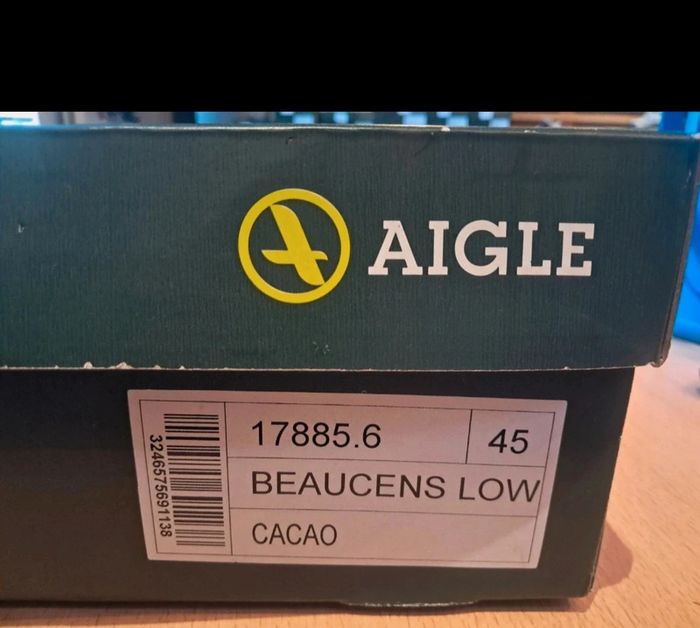 Aigle chaussures marche rando randonnée P.45 waterproof neuves - photo numéro 12