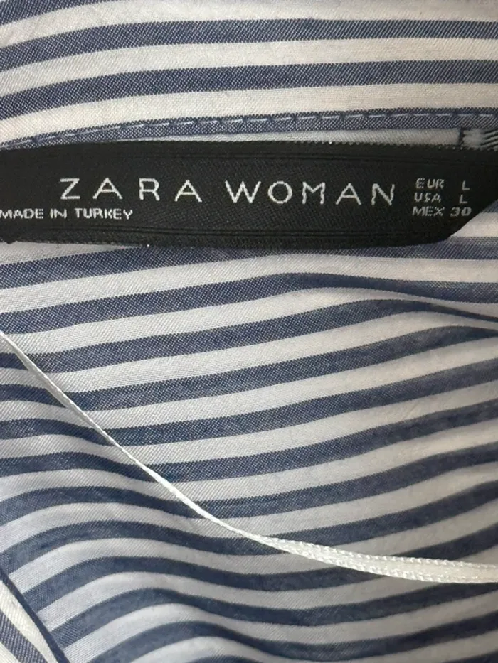 Chemise légère rayée Zara – Taille L – Très bon état - photo numéro 5