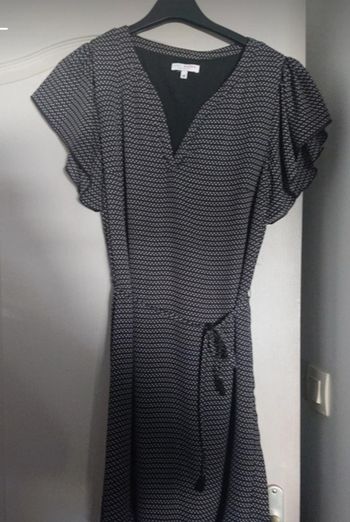Robe à motifs noire
