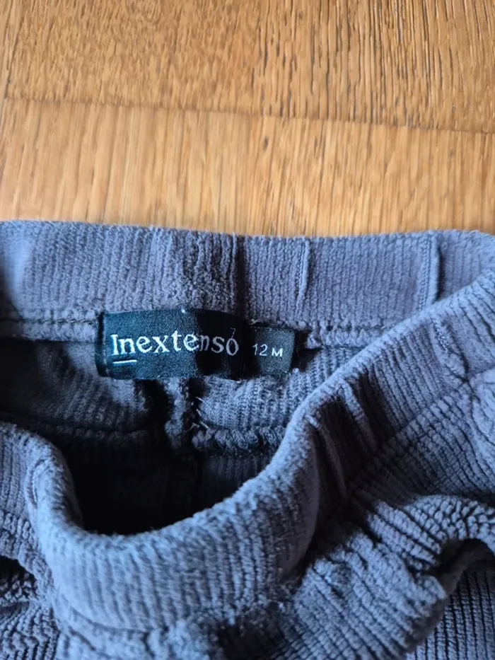 Legging velours gris - photo numéro 3