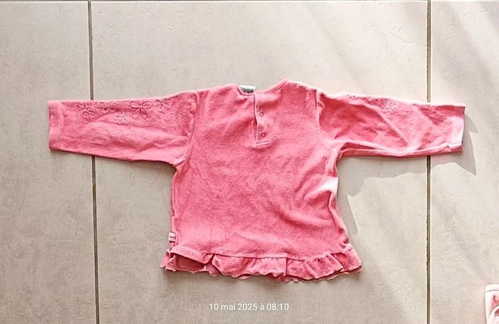2 hauts de pyjamas velours - 24 mois - photo numéro 5