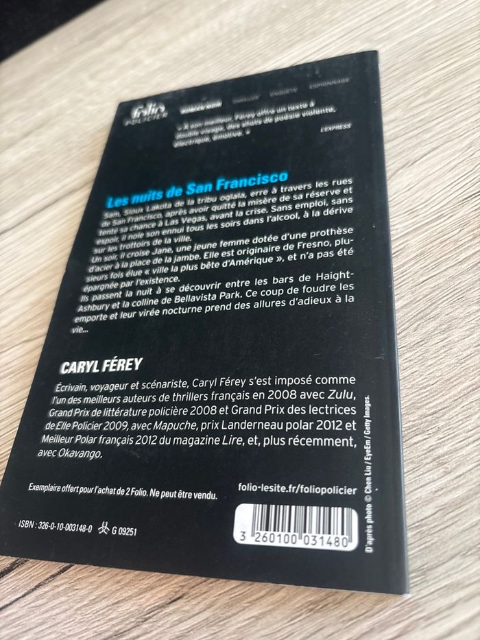 Les nuits de San Francisco - Caryl Ferey - photo numéro 2