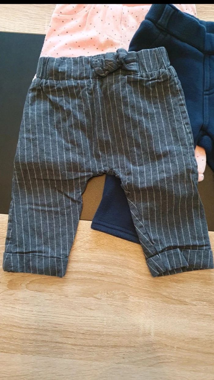 Lot de 5 pantalons 9 mois - photo numéro 4