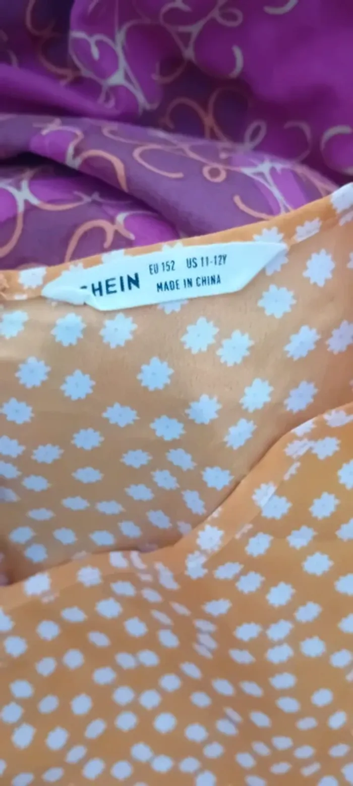 Très joli combi short jaune moutarde shein 12 ans - photo numéro 4