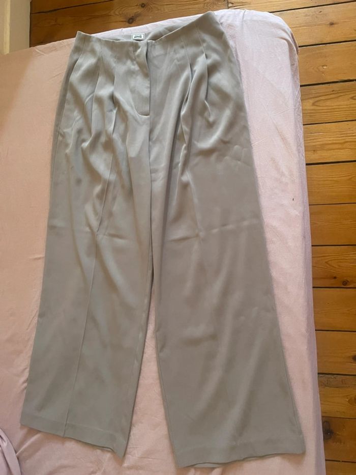 Pantalon tailleur à pince Pimkie couleur greige - photo numéro 2
