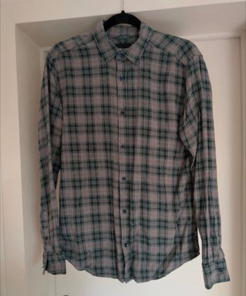 Only & Sons chemise à carreaux gris/vert - Slim - Taille M