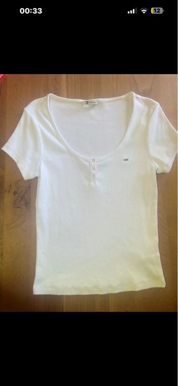 T-shirt Tommy Jeans blanc 