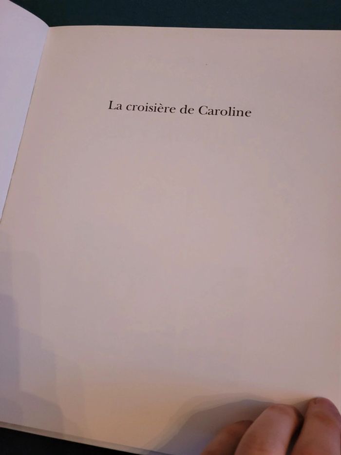 RARE Livre reliure rouge La Croisière de Caroline bateau Pierre Probst Hachette Jeunesse Album - photo numéro 4