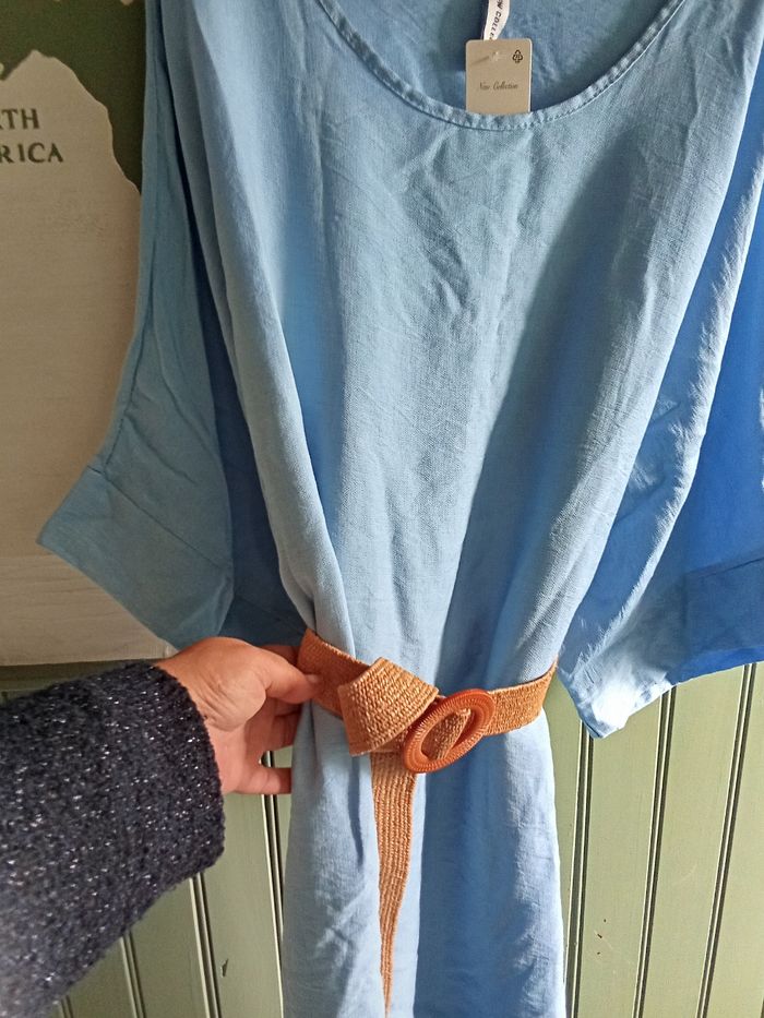 Robe tunique lin - photo numéro 2