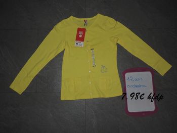 gilet orchestra taille 12 ans