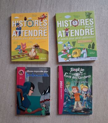 Lot 4 livres enfant - excellent état 