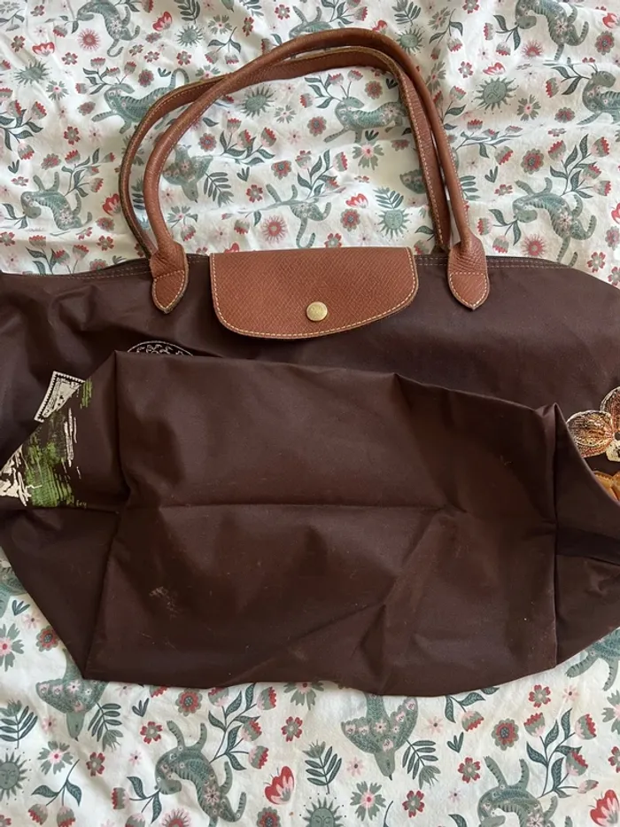 Sac à main Longchamp brodé Asie - photo numéro 2