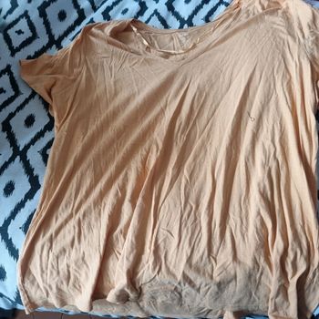 Tshirt kiabi saumon abricot 2xl neuf