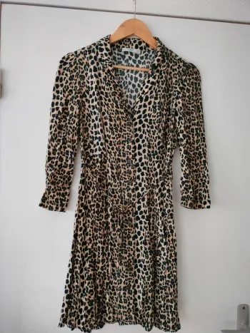 Robe léopard Mango S