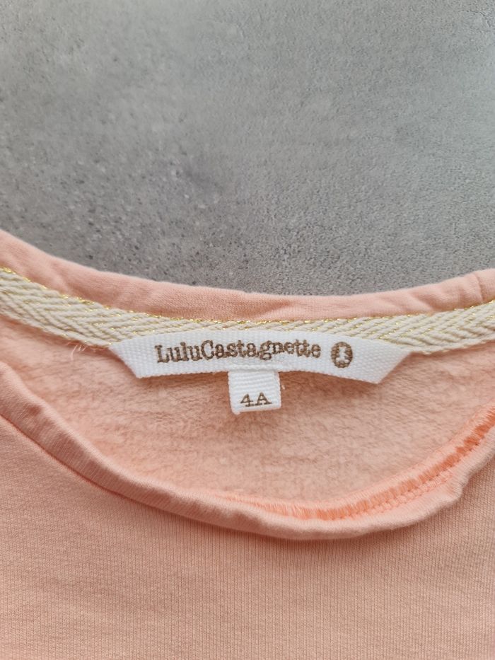 Haut lulu castagnette 4 ans neuf - photo numéro 3
