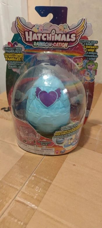 Oeuf hatchimals 4 famille surprise Pâques neuf 5 ans