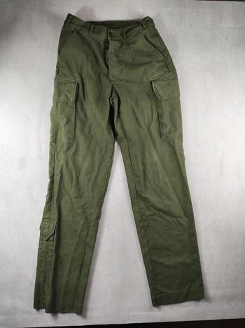 Pantalon cargo Militaire Néerlandais KL Seyntex Vintage Kaki Taille XS / S modèle long très bon état