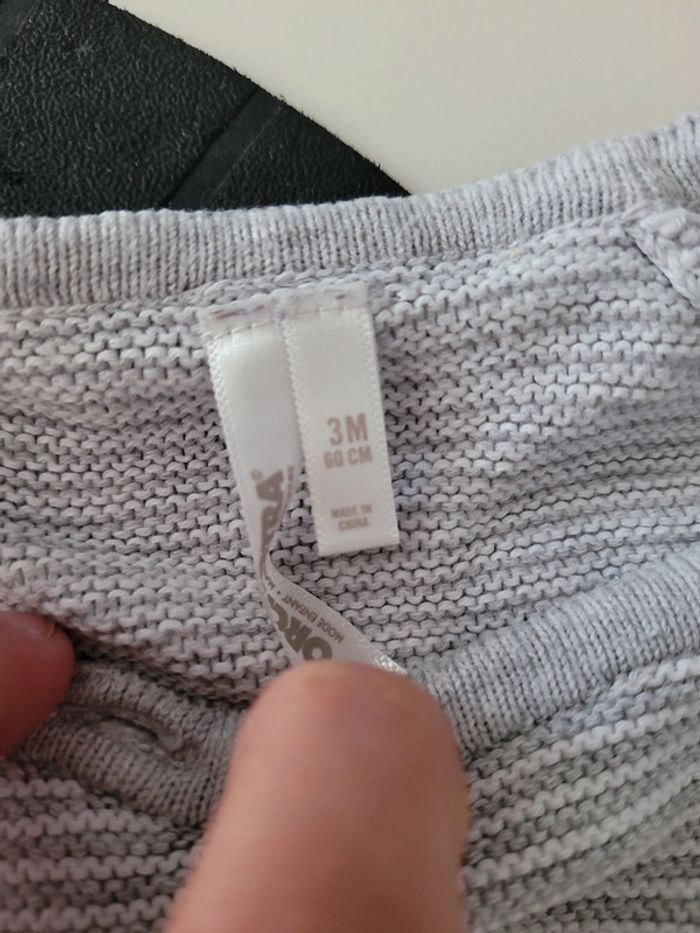 Gilet cache cœur 3 mois - photo numéro 2