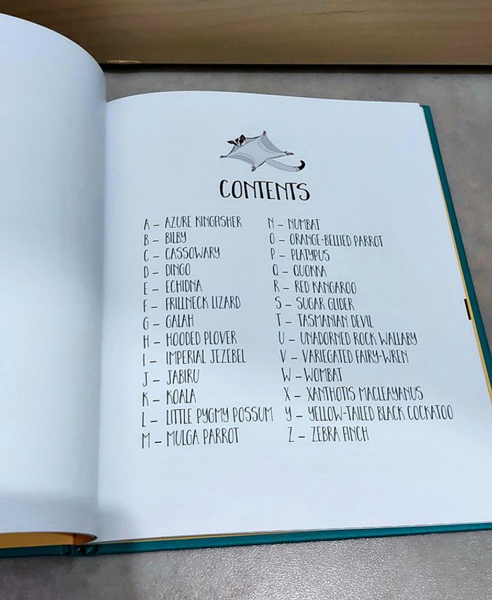 📚 Livre en anglais : A - Z of Australian animals + poster - photo numéro 4