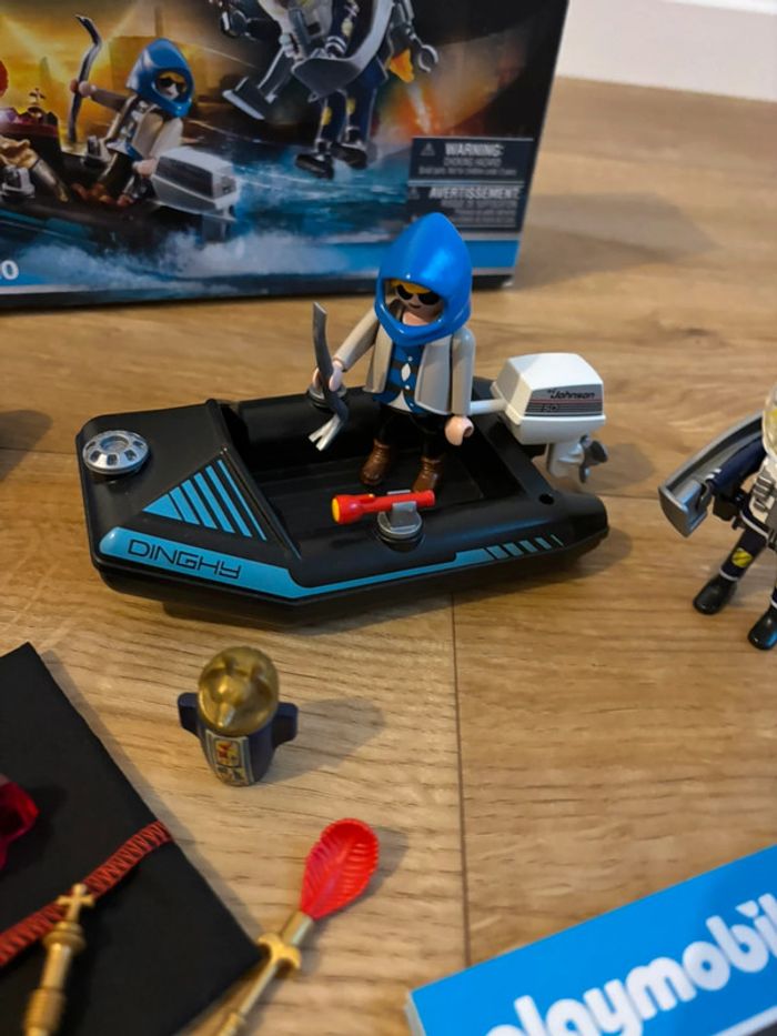 Playmobil 70782 Policier avec réacteur Dorsal et canoë - C - photo numéro 5